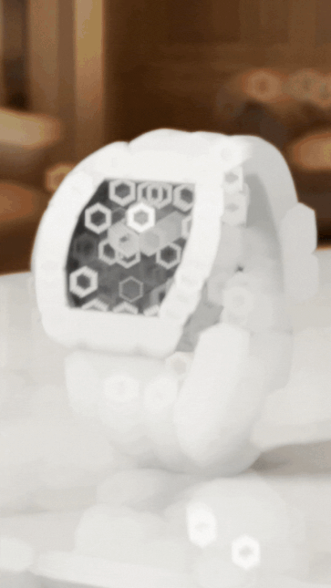 Men’s Premium Sport Chronograph – White Silicone Strap